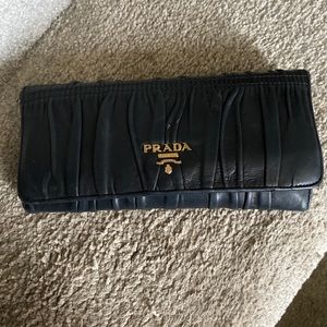 Prada black wallet